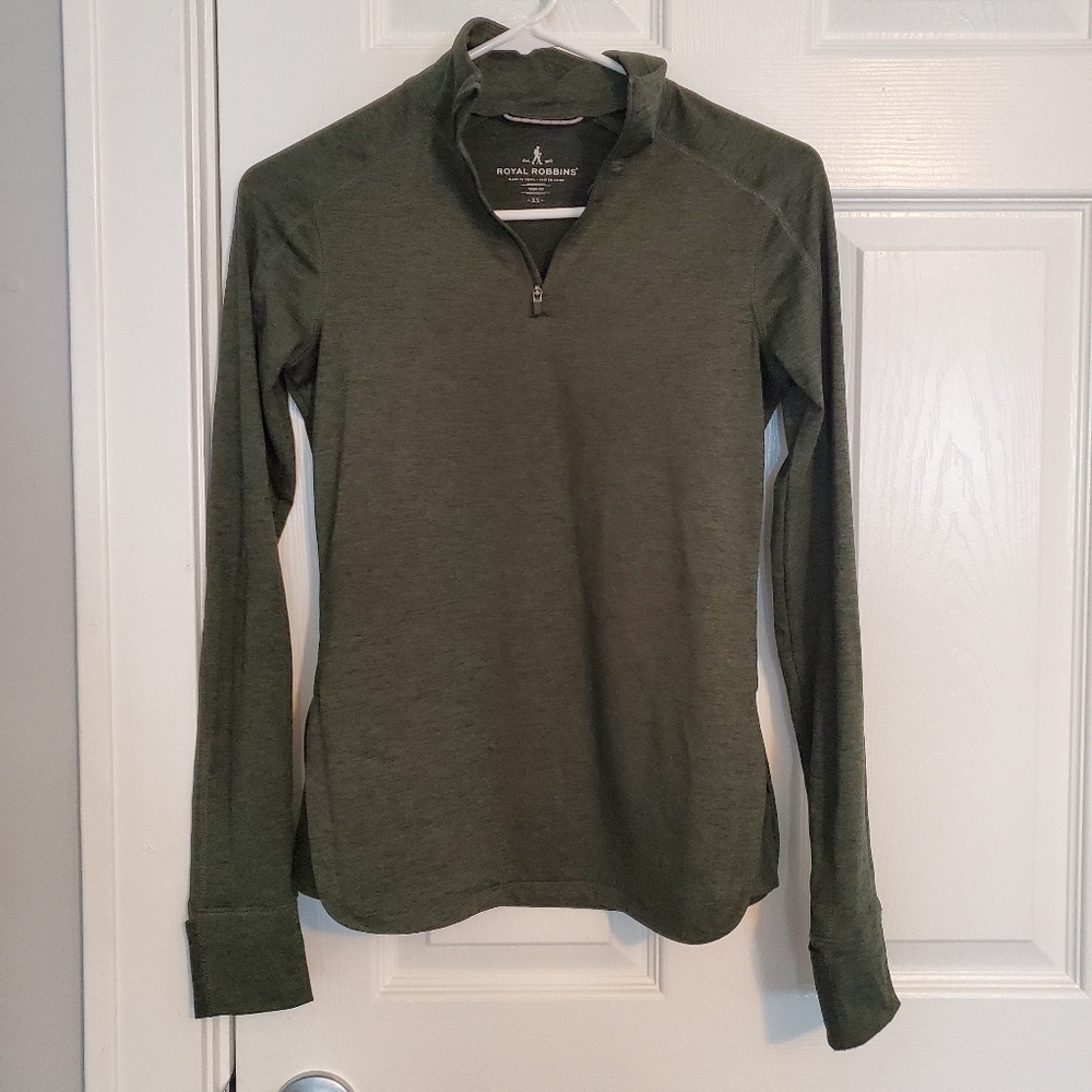 XS Royal Robbins quarter zip